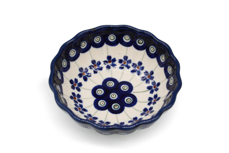 Mała miseczka Kropka i Kwiatek, Ceramika Bolesławiec