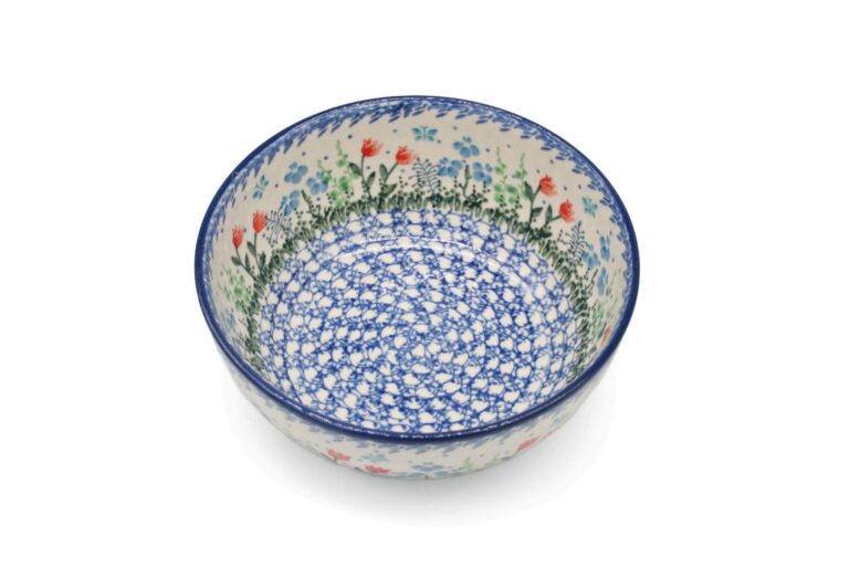 Miska Jasne Delikatne Kwiaty, Ceramika Bolesławiec