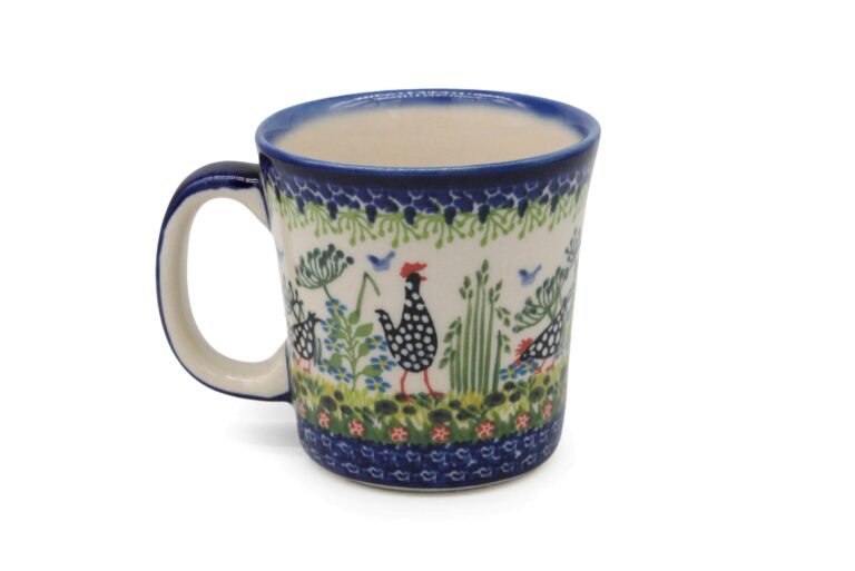 Duży kubek Czarne Kurki – 370 ml, Ceramika Bolesławiec (2) Duży kubek Czarne Kurki – 370 ml, Ceramika Bolesławiec (2)