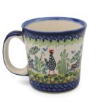 Duży kubek Czarne Kurki – 370 ml, Ceramika Bolesławiec (2)