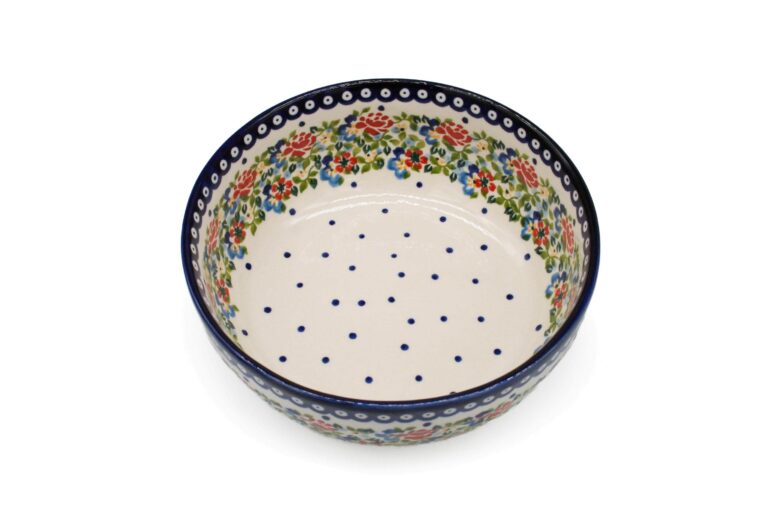 Misa z rantem Kwiatowy Wieniec, Ceramika Bolesławiec