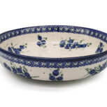 Zapiekacz niski okrągły Jagodowy Bukiet, Ceramika Bolesławiec (2)