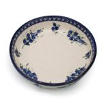 Zapiekacz niski okrągły Jagodowy Bukiet, Ceramika Bolesławiec