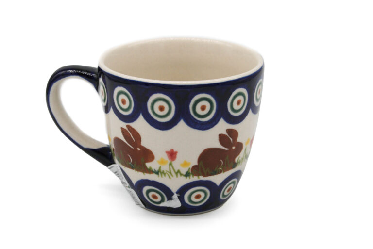 Filiżanka – kubek na kawę Zajączek i Oczko, Ceramika Bolesławiec (2) Filiżanka – kubek na kawę Zajączek i Oczko, Ceramika Bolesławiec (2)