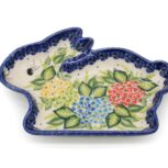 Podstawka w kształcie zajączka Bukiety, Ceramika Bolesławiec