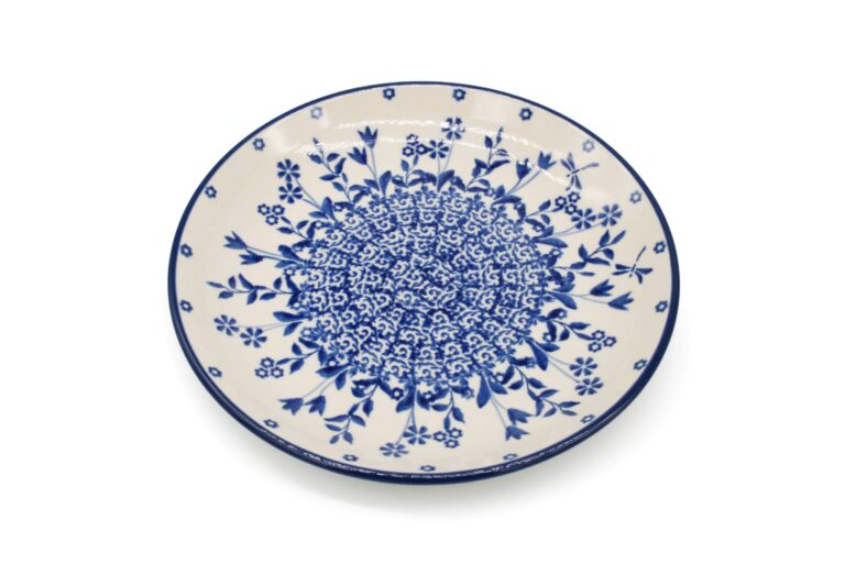 Talerz śniadaniowy Ważka na Łące, Ceramika Bolesławiec