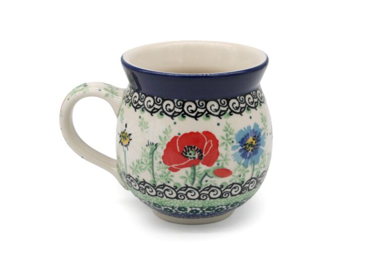 070 Kubek baryłka średni Polna Łąka, Ceramika Bolesławiec (2) 070 Kubek baryłka średni Polna Łąka, Ceramika Bolesławiec (2)