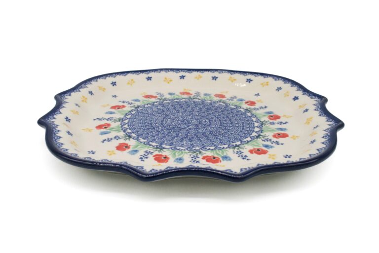 507 Półmisek duży Maki i Żółte Motyle, Ceramika Bolesławiec (2) 507 Półmisek duży Maki i Żółte Motyle, Ceramika Bolesławiec (2)