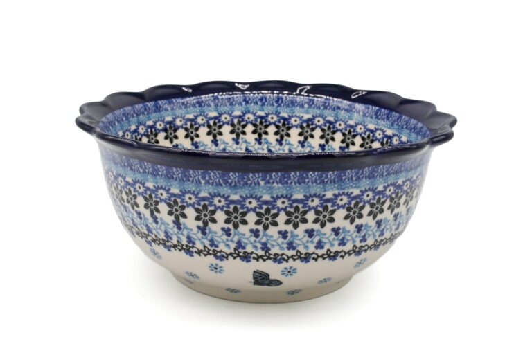 628 Miska głęboka Kwiaty z Niebieskim Motylkiem, Ceramika Bolesławiec (2) 628 Miska głęboka Kwiaty z Niebieskim Motylkiem, Ceramika Bolesławiec (2)