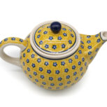 Czajnik mały, wzór Żółty, Ceramika Bolesławiec (2)