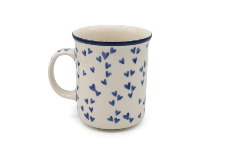 Duży kubek prosty Walentynkowy Poemat – 400 ml, Ceramika Bolesławiec (2) Duży kubek prosty Walentynkowy Poemat – 400 ml, Ceramika Bolesławiec (2)