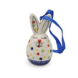 Figurka zajączka wielkanocnego do powieszenia V, Ceramika Bolesławiec