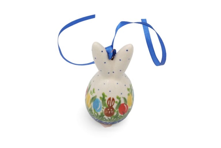 Figurka zajączka wielkanocnego do powieszenia VII, Ceramika Bolesławiec (2) Figurka zajączka wielkanocnego do powieszenia VII, Ceramika Bolesławiec (2)