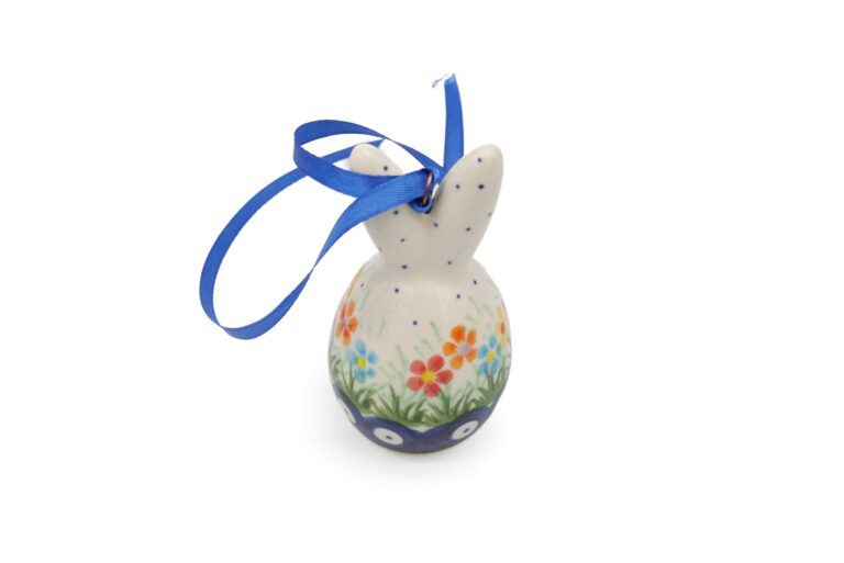 Figurka zajączka wielkanocnego do powieszenia X, Ceramika Bolesławiec (2) Figurka zajączka wielkanocnego do powieszenia X, Ceramika Bolesławiec (2)