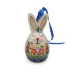 Figurka zajączka wielkanocnego do powieszenia XI, Ceramika Bolesławiec