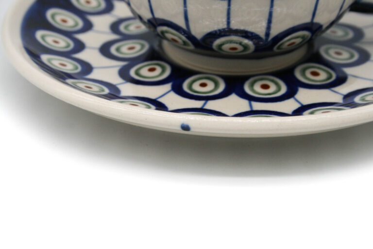 Filiżanka Pawie Oko - II gatunek, Ceramika Bolesławiec (2) Filiżanka Pawie Oko - II gatunek, Ceramika Bolesławiec (2)