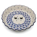 Forma do pieczenia lub na tartę Czarne Kotki, Ceramika Bolesławiec