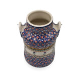 Kanka na mleko duża, wzór Fioletowy, Ceramika Bolesławiec (2)