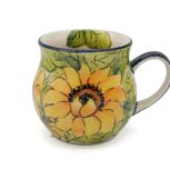MF Unikatowy kubek Słoneczniki, Ceramika Bolesławiec