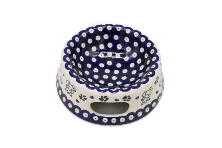 Mała miska dla pieska lub kotka, wzór Psiaki, Ceramika Bolesławiec Mała miska dla pieska lub kotka, wzór Psiaki, Ceramika Bolesławiec