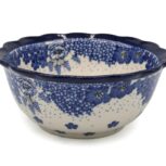 Miska z falbaną Eleganckie Kwiaty, Ceramika Bolesławiec (2)