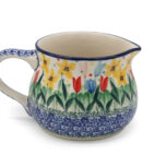 Mlecznik - sosjerka Żonkile i Tulipany, Ceramika Bolesławiec (2)