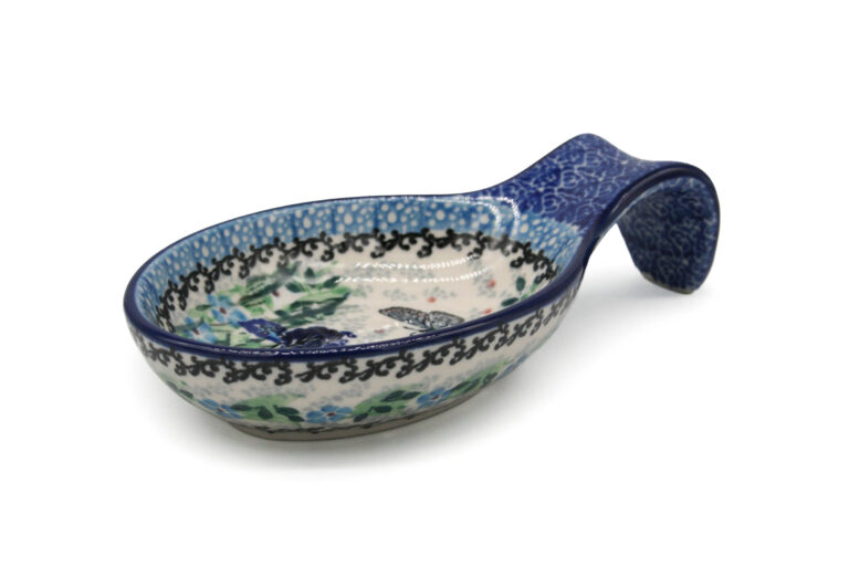 Podstawka pod łyżkę wysoka Motyl na Kwiecistej Łące, Ceramika Bolesławiec (2) Podstawka pod łyżkę wysoka Motyl na Kwiecistej Łące, Ceramika Bolesławiec (2)