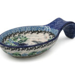 Podstawka pod łyżkę wysoka Motyl na Kwiecistej Łące, Ceramika Bolesławiec (2)