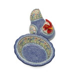 Pojemnik Kura Kolorowa Wiosenna Łąka, Ceramika Bolesławiec (2)