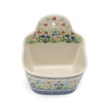 Pojemnik na sól Kolorowa Wiosenna Łąka, Ceramika Bolesławiec (2)