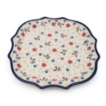 Półmisek duży Dzika Róża i Kwiatuszki, Ceramika Bolesławiec