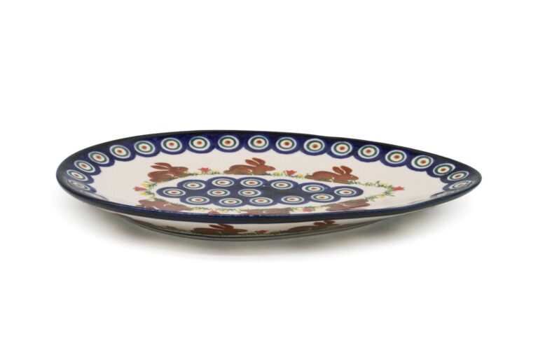 Talerz - jajo Zajączek i Oczko, Ceramika Bolesławiec (2) Talerz - jajo Zajączek i Oczko, Ceramika Bolesławiec (2)