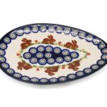 Talerz - jajo Zajączek i Oczko, Ceramika Bolesławiec