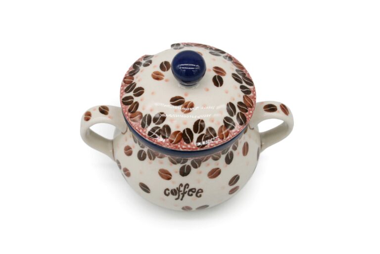 Cukierniczka, wzór Kawowy, Ceramika Bolesławiec (2) Cukierniczka, wzór Kawowy, Ceramika Bolesławiec (2)