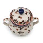 Cukierniczka, wzór Kawowy, Ceramika Bolesławiec (2)