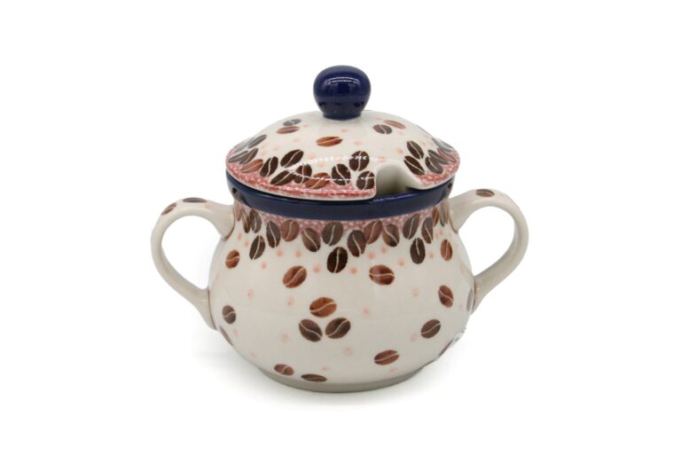 Cukierniczka, wzór Kawowy, Ceramika Bolesławiec