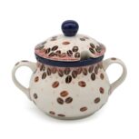 Cukierniczka, wzór Kawowy, Ceramika Bolesławiec