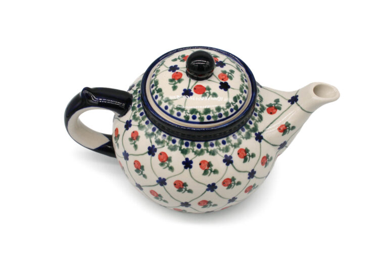 Czajnik Żurawinowa Kratka, Ceramika Bolesławiec (2) Czajnik Żurawinowa Kratka, Ceramika Bolesławiec (2)