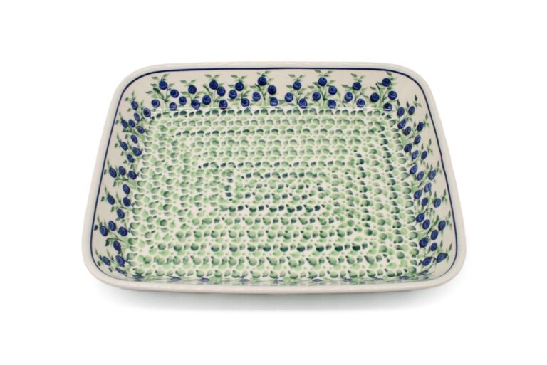 Forma prostokątna niska Jagody, Ceramika Bolesławiec