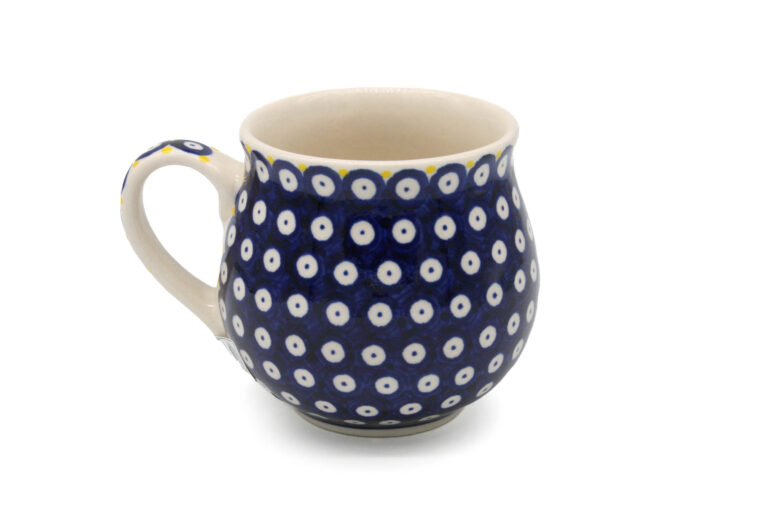 Kubek czeski mały Żółte i Błękitne Kwiaty, Ceramika Bolesławiec (2) Kubek czeski mały Żółte i Błękitne Kwiaty, Ceramika Bolesławiec (2)