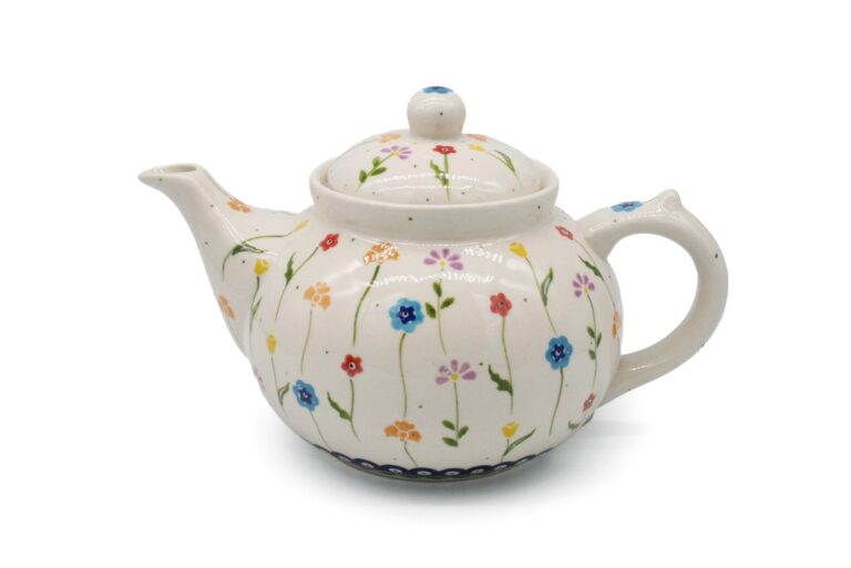 Czajnik Delikatne Kwiaty, Ceramika Bolesławiec