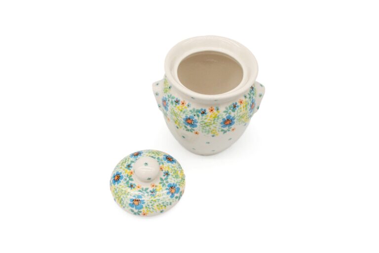 Pojemnik Radosne Kwiatuszki, Ceramika Bolesławiec (2) Pojemnik Radosne Kwiatuszki, Ceramika Bolesławiec (2)