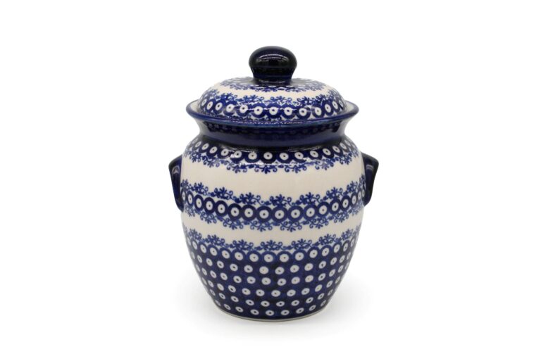 Pojemnik Wzorzyste Kropki, Ceramika Bolesławiec