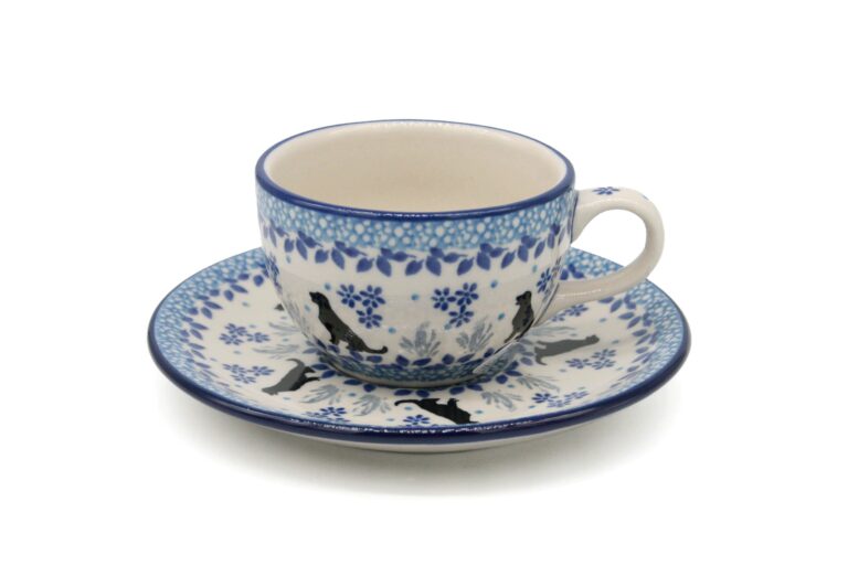 Filiżanka duże espresso Pieski 2, Ceramika Bolesławiec