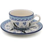 Filiżanka duże espresso Pieski 2, Ceramika Bolesławiec