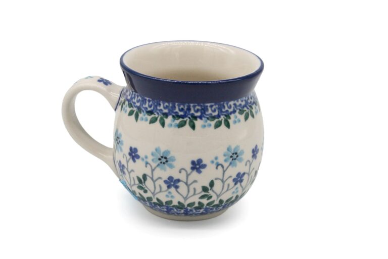 Kubek baryłka mały Kobaltowy Ogród, Ceramika Bolesławiec (2) Kubek baryłka mały Kobaltowy Ogród, Ceramika Bolesławiec (2)