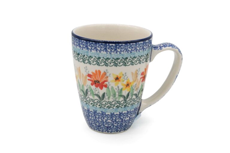 Kubek wysoki Wiosenny Raj, Ceramika Bolesławiec