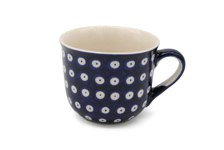 Kubek – bawarka Kropki, Ceramika Bolesławiec