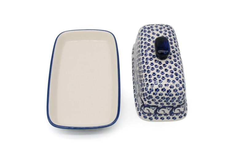 Manufaktura Maselniczka podłużna Kociaki, Ceramika Bolesławiec (2) Manufaktura Maselniczka podłużna Kociaki, Ceramika Bolesławiec (2)