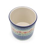 Pojemnik niższy Motyl i Kwiecie, Ceramika Bolesławiec (2)